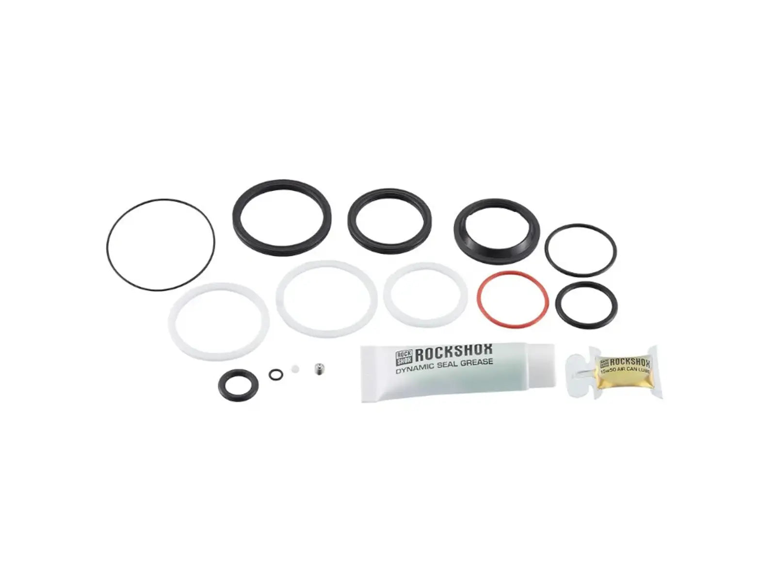ROCKSHOX Service kit Deluxe/Super Deluxe 200 HOUR/1 YEAR SERVICE KIT (AIR CAN, PISTON SEALS, GLIDE RINGS, IFP SEALS, GREASE/OIL) - NUDE/BOLD 2022+, THRUSHAFT (2021-2024), DELUXE /SUPER DELUXE (2023+) GENERATION-C