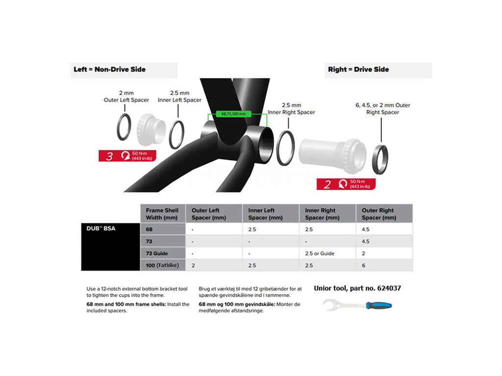 SRAM Bottom bracket DUB BSA Keskiölaakeri