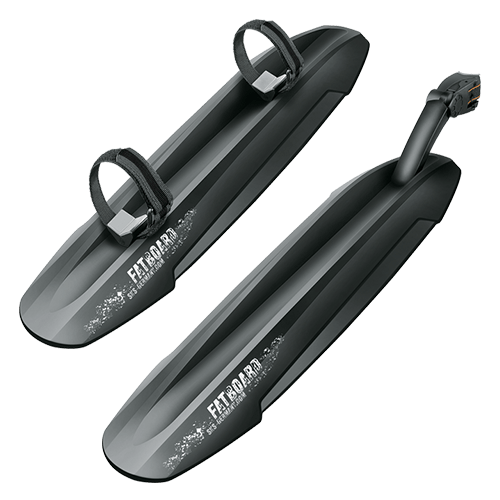 SKS Mudguard Fatboard set Front and rear 26"-29" Black Fatbike lokasuoja