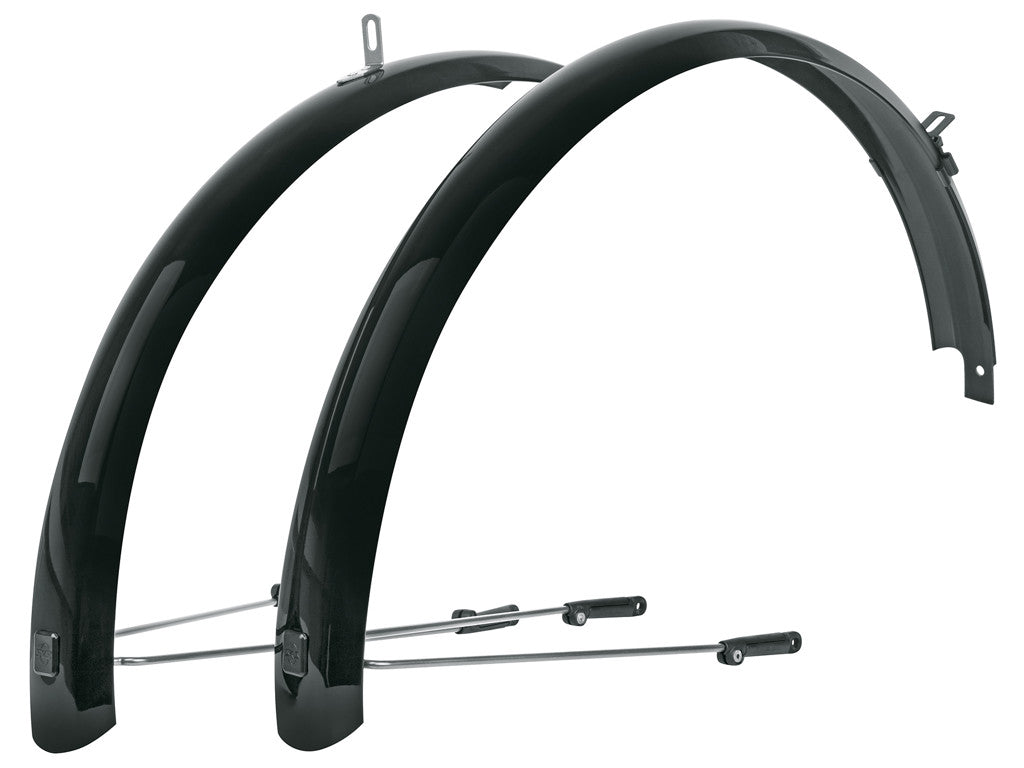 SKS Mudguard Bluemels Basic Front and rear 24" Black, Aisalokasuojat 53mm