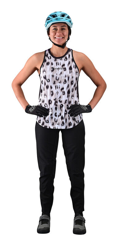 Troy Lee Design TLD Wmns Luxe Tank, Wild Cat White