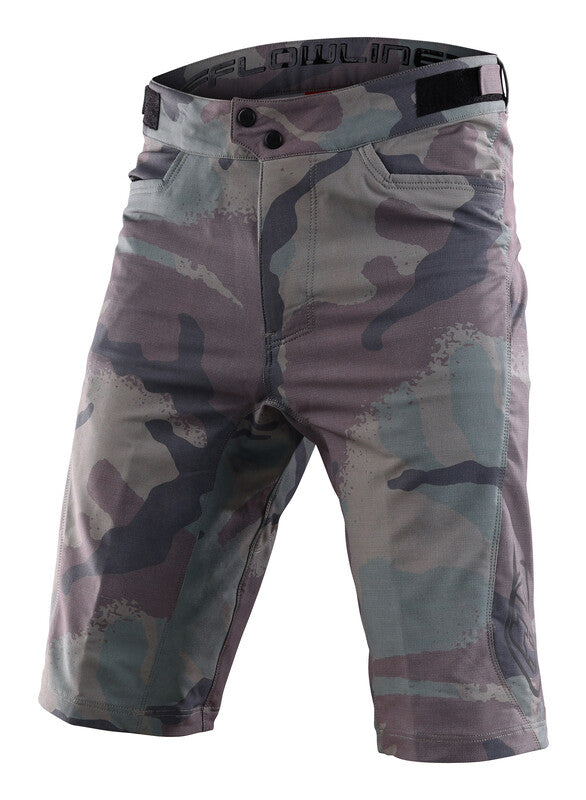 Troy Lee Designs TLD Youth Flowline Short Shell, Camo Woodland
