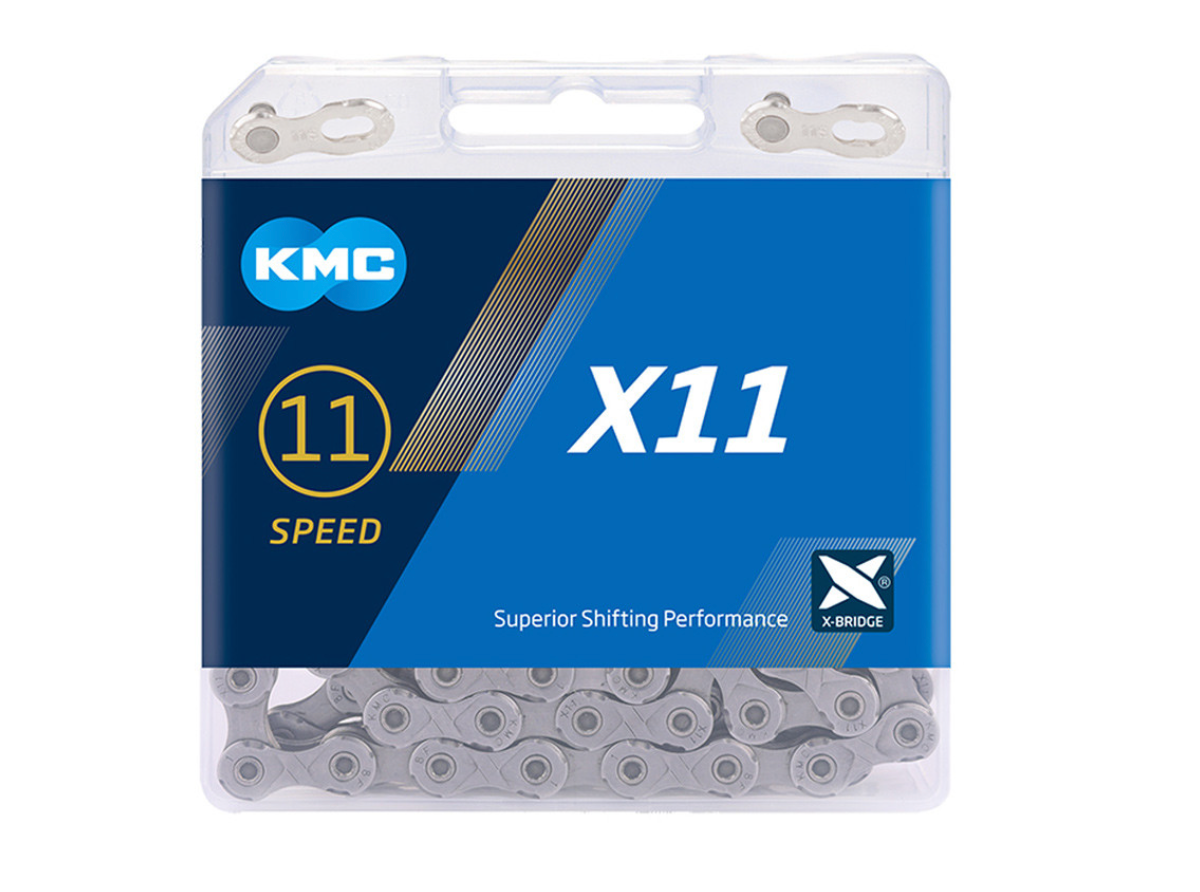 KMC 11v Ketju X11R Grey , 1/2 x 11/128", 118L