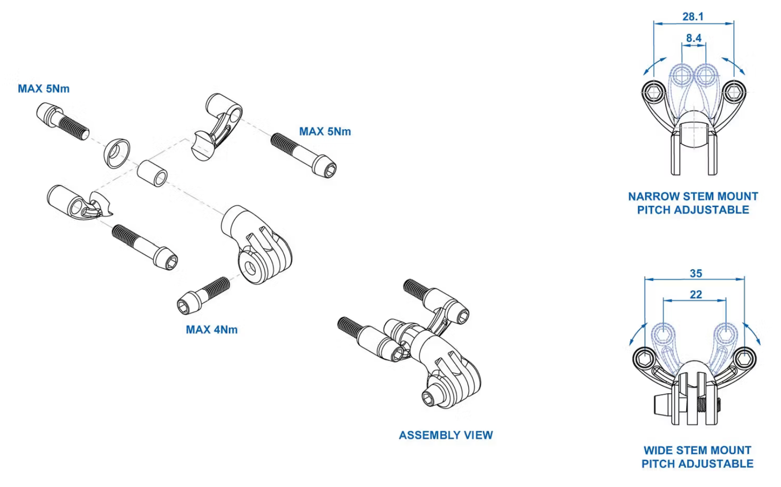 Ritchey Universal Stem Mount Ajotietokoneen teline