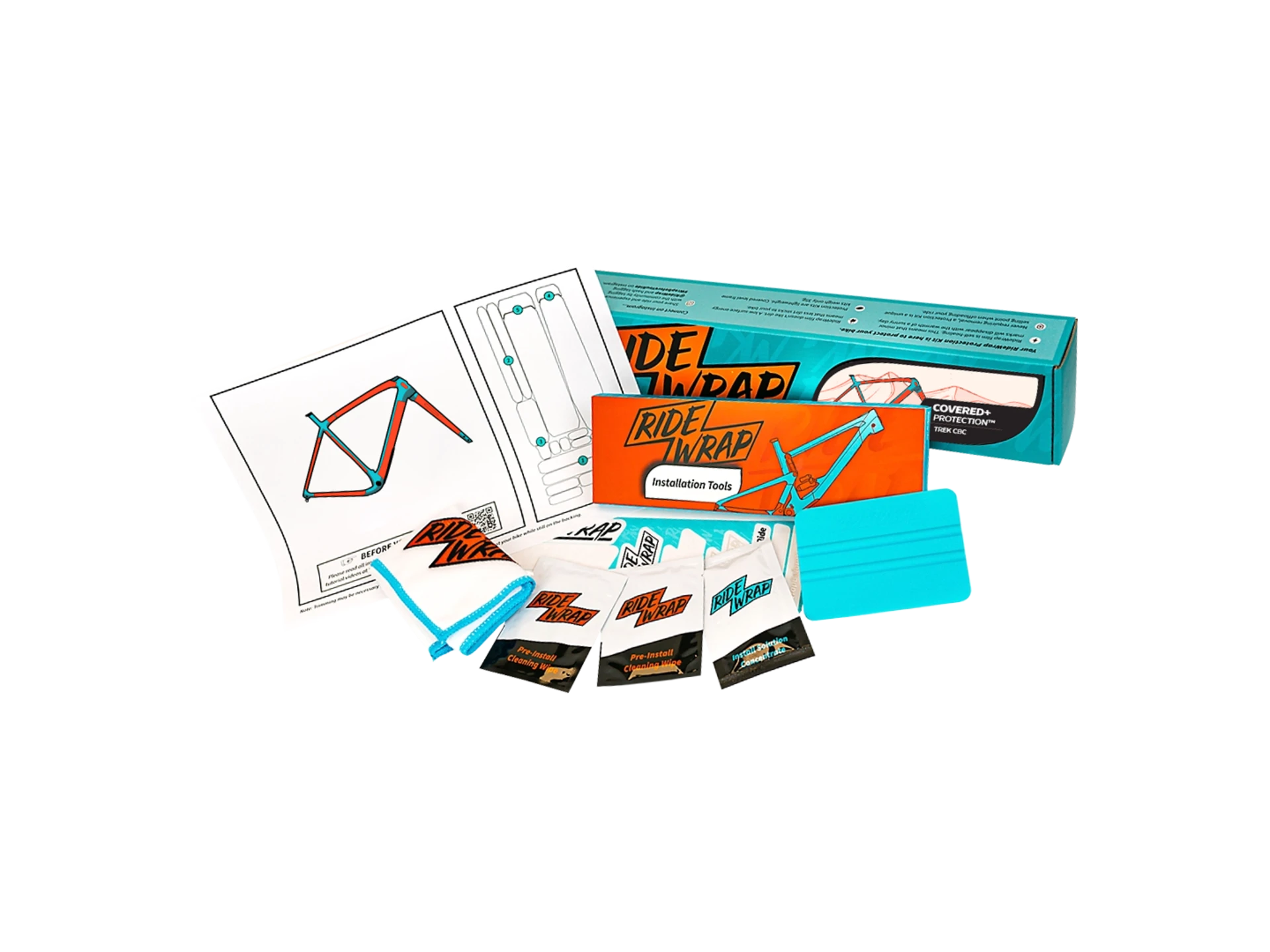 RideWrap mattapintainen runkosuojaussarja 2022 Trek Gravel/CX