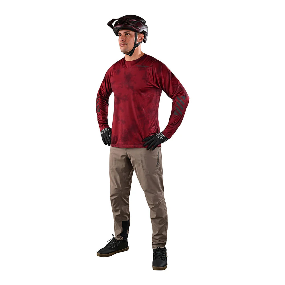 Troy Lee Design TLD Skyline LS Chill Jersey Tie Dye Wine