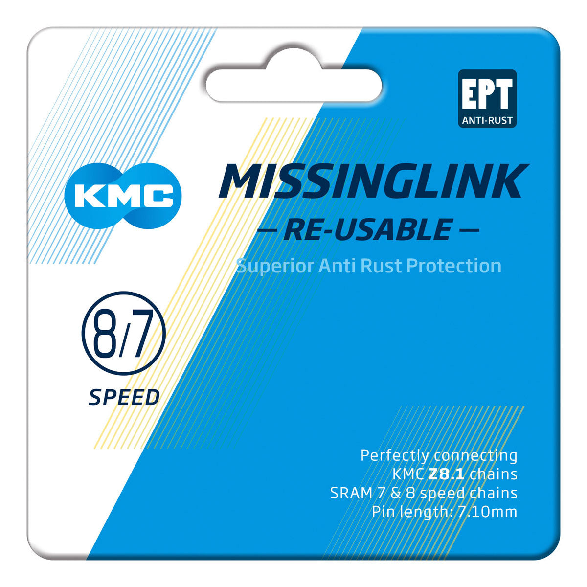 KMC MissingLink 7/8-v EPT 2kpl/pkt Ketjulukko