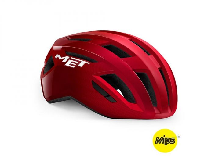 MET Vinci MIPS Maantiekypärä Punainen