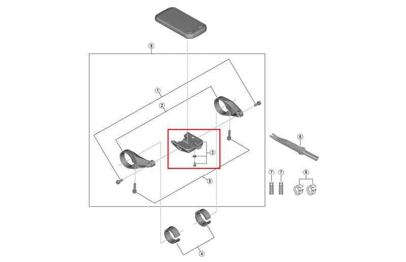 Shimano Kiinnikepääte SC-E6100