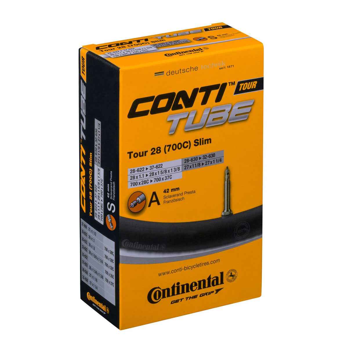 Continental 28'' Tour Slim Prestaventtiili sisärengas