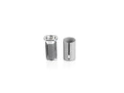 XLC Headset plug AP-C03 Silver käpy hiilikuituhaarukkaan
