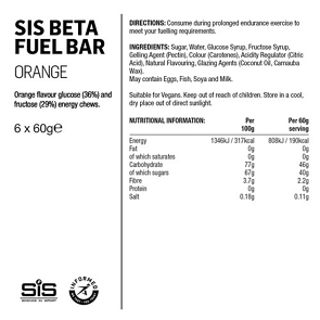 SIS Beta Fuel Chew Bar Energy energiapatukka 60g
