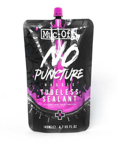 MUC-OFF No Puncture Hassle Tubeless Sealant Pouch Only 140ml