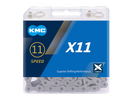 KMC 11v Ketju X11R Grey , 1/2 x 11/128", 118L