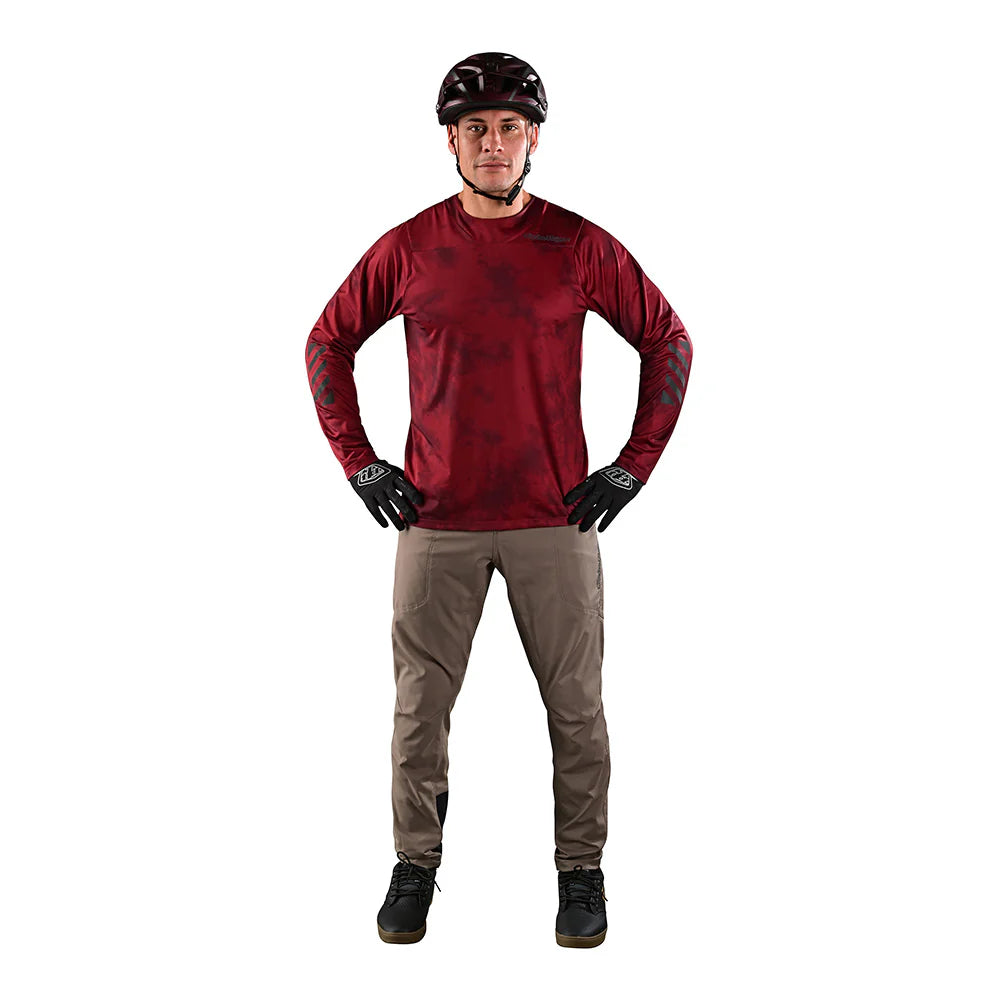 Troy Lee Design TLD Skyline LS Chill Jersey Tie Dye Wine