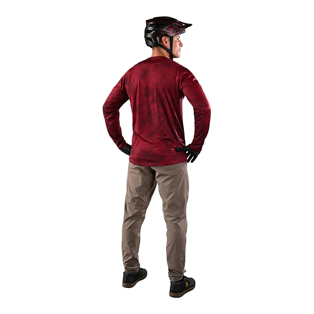 Troy Lee Design TLD Skyline LS Chill Jersey Tie Dye Wine