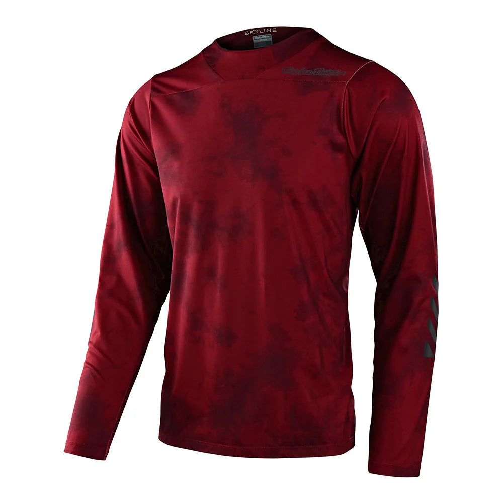 Troy Lee Design TLD Skyline LS Chill Jersey Tie Dye Wine