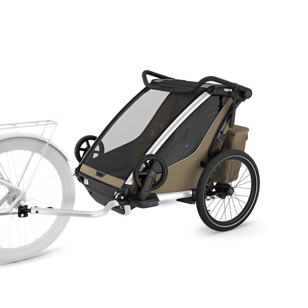 Thule Chariot Cross 2 multisport lastenkuljetuskärry Kahdenistuttava Ruskea