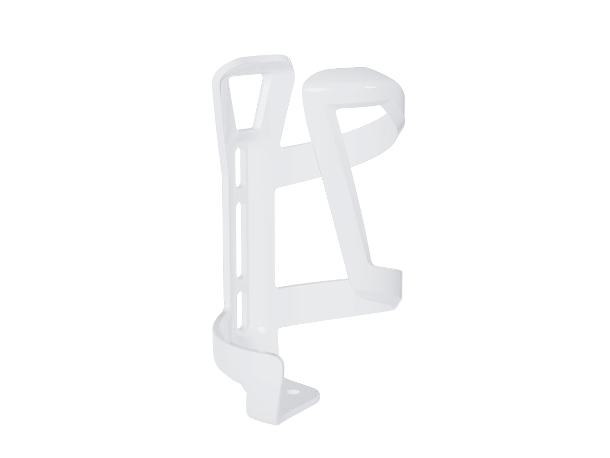 Trek Left Side Load Recycled Water Bottle Cage Juomapulloteline Valkoinen