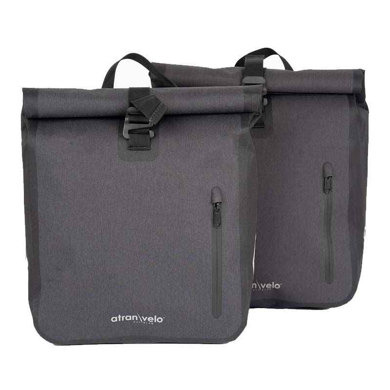 Atran Velo Travel Side Panniers Black Pyörälaukku