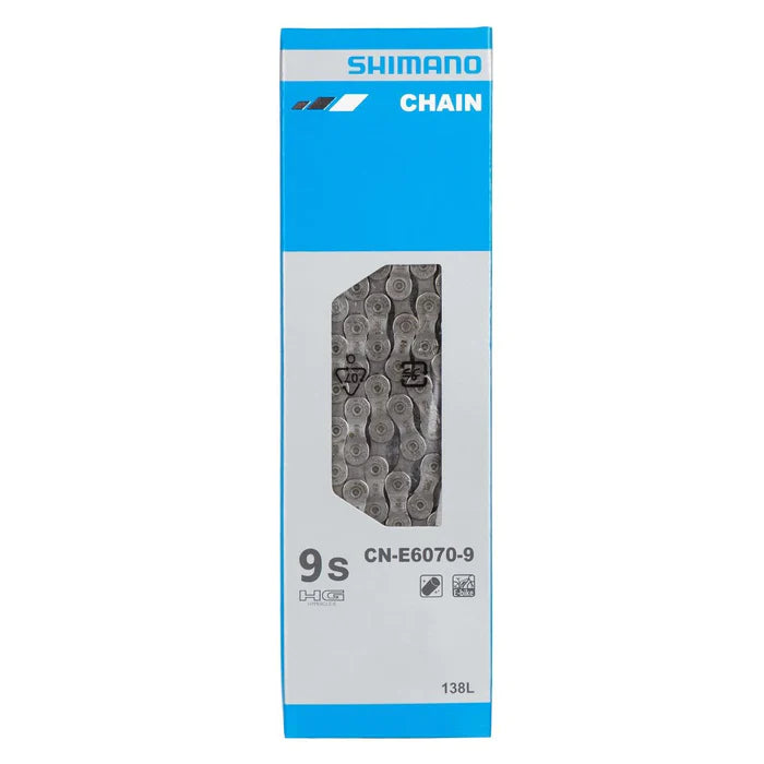 SHIMANO Ketju CN-E6070-9 HG 9-vaihteinen E-BIKE DESIGN 138 linkkiä