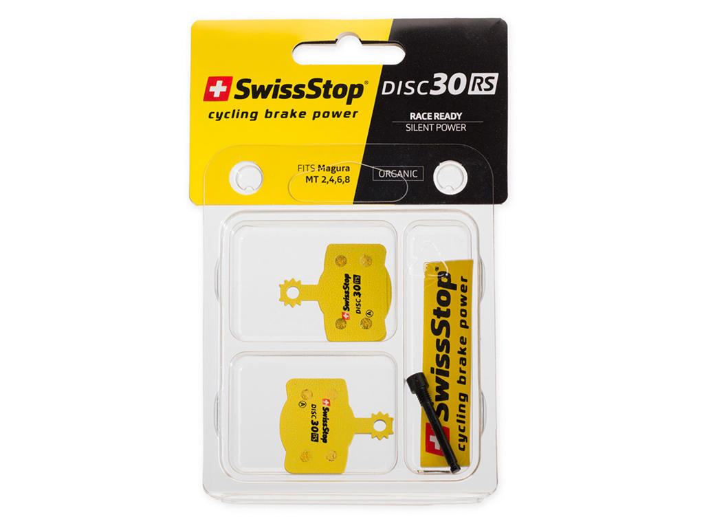 SWISSSTOP 30 RS Magura/Campagnolo Organic pad Steel plate Levujarrupala